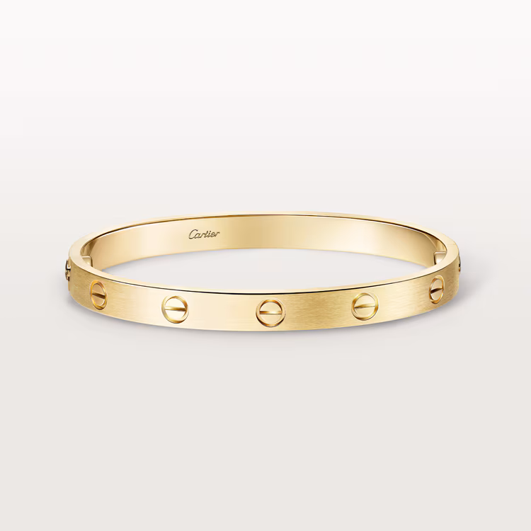 Bracelet Cartier LOVE, modèle classique, finition brossée